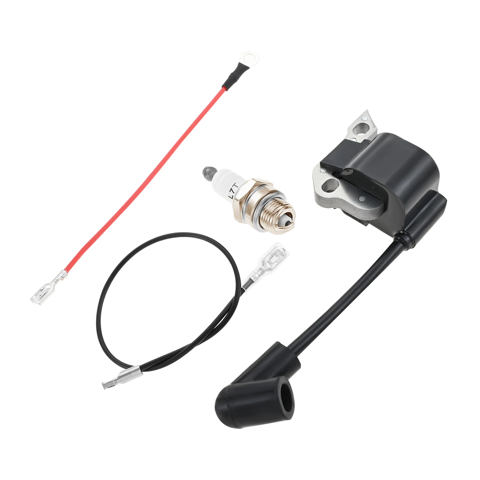 Bobine d'allumage 1130 400 1302 adaptée à la tronçonneuse Stihl MS170 MS170C MS180 MS180C 017 018 avec bougie d'allumage 1110 400 7005 0000 400 7000