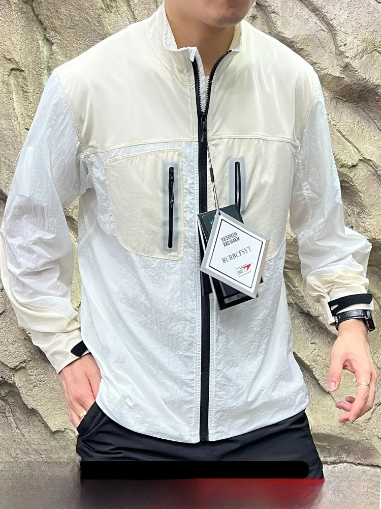 

Outdoor Lightweight Breathable Sun Protection Jaet High-End Taped Zipper Qui-Drng Youth Faion Nylon Spandex Fiber