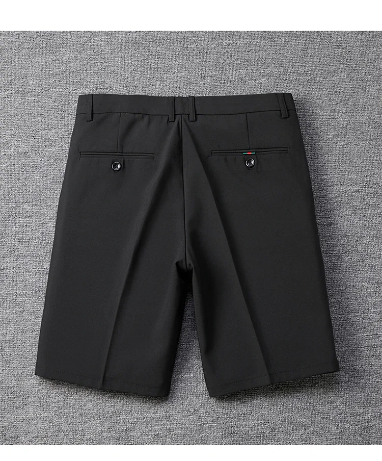 Marken-Formelle Shorts für Herren Koreanische Business-Shorts Lässige Chino-Shorts Herren Büro-Hosen Coole Atmungsaktive Sommer-Arbeitskleidung – Detail 16