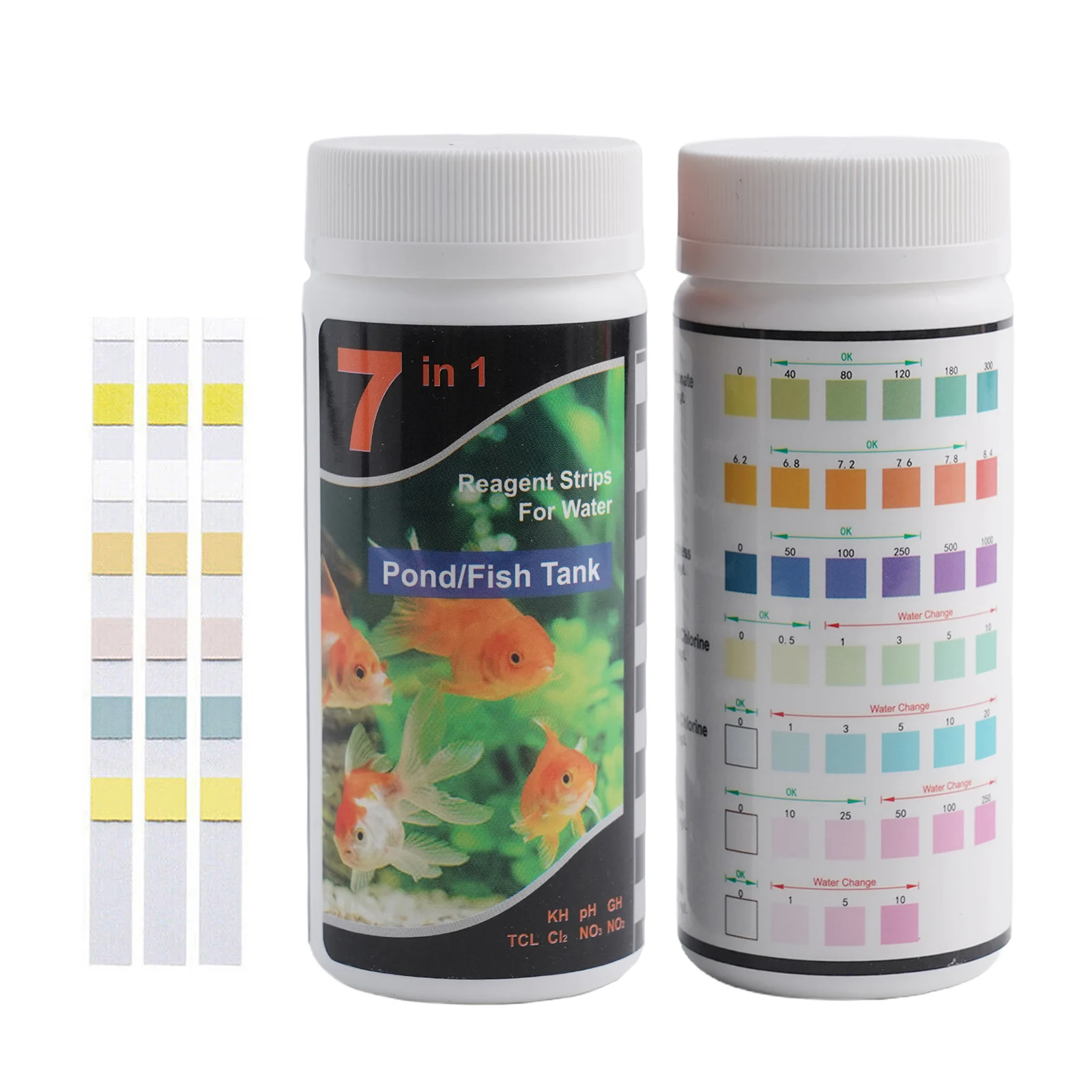 Brand New Long Lasting PH Test Strips Kit Total Silane Tropical 7 In 1 Residual Silane Aquarium Drinking Water