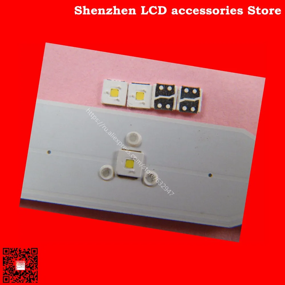 150 جزء/الوحدة للصيانة LED LCD تلفزيون الخلفية أضواء مع التصحيح 3V مصباح الخرز شمعة ديود 3535