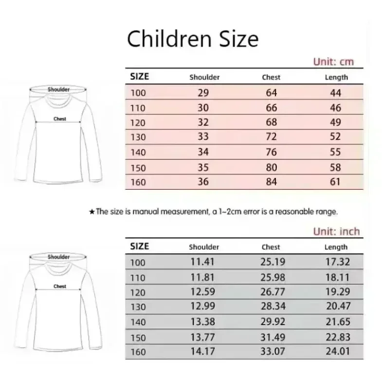 One Piece Luffy Anime T-Shirt Herren Streetwear Casual Herbst Frühling Cosplay Langarm Unterziehshirt Oberteil T-Shirts FamilyMatching – Detail 3