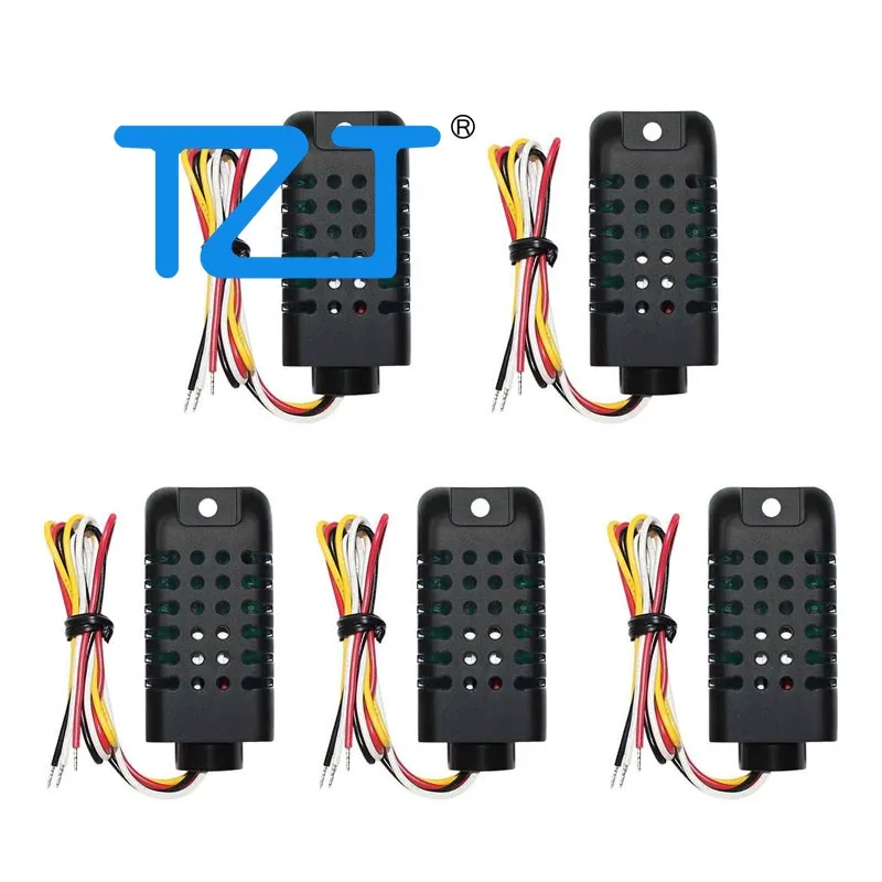 TZT 5 قطعة ASAIR AM2301B وحدات استشعار درجة الحرارة والرطوبة للقياس-40 ℃   إلى 80 ℃   و0-100%RH