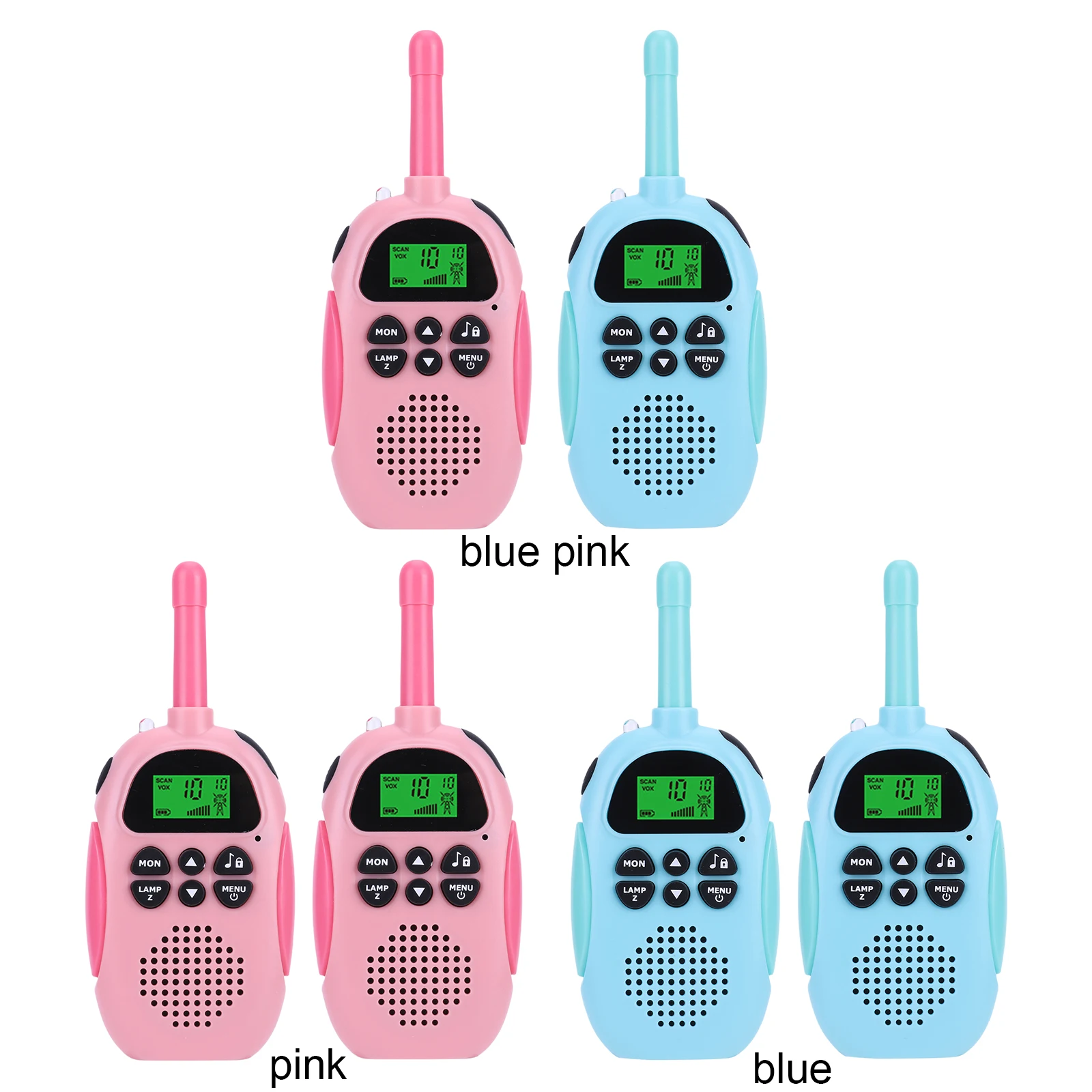 2 PCS Walkie Talkies Long Range Rechargeable Walkies Talkies Portable 22 Channels Walkie Talkie for Boys Girls Ages 3-12