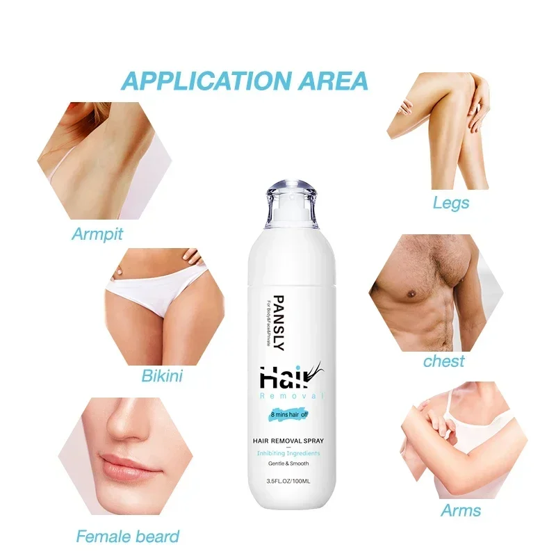 Original Hair Removal Spray For Women 2 in 1 Intimate/Private Hair Removal Spray for Women Pubic Bikini Area Painless Depilatory