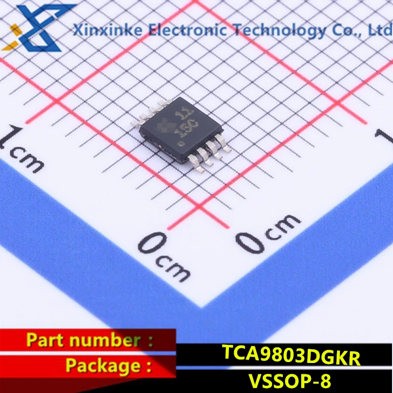5PCS TCA9803DGKR Marking：15C VSSOP-8 Interface - Signal Buffers Repeaters 2-bit level-translating 400-kHz I2C Brand New