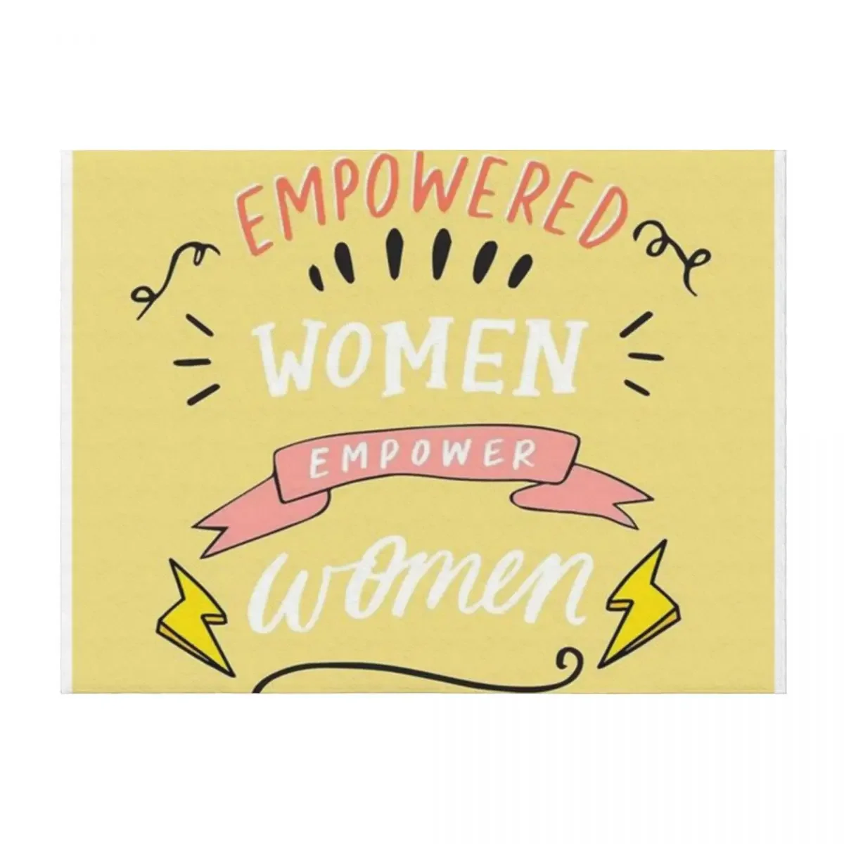 

Empowerment for Women Throw Blanket Beautifuls Quilt For Decorative Sofa for winter Blankets