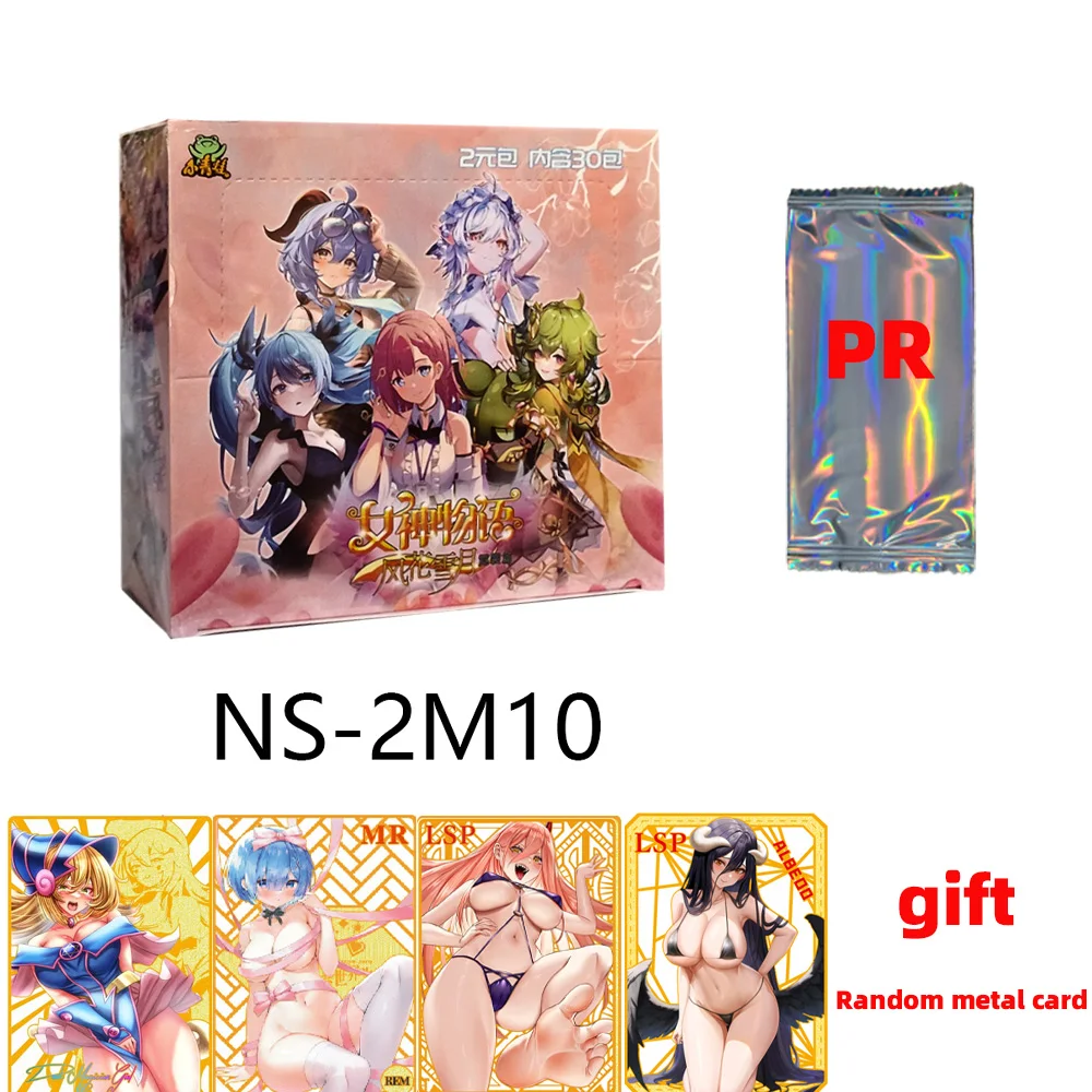 Goddess Story Collection Card Metal Card Anime Games Girl Party Swimsuit Bikini Feast Booster Box Doujin Toys And Hobbies Gift