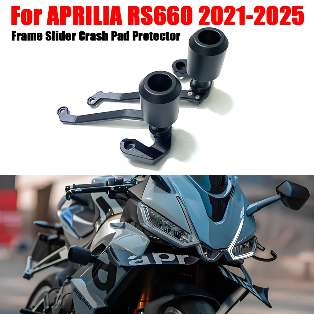 

For Aprilia RS660 2021 2022 2023 2024 2025 Motorcycle Frame Sliders Crash Protector Falling Protection Pad