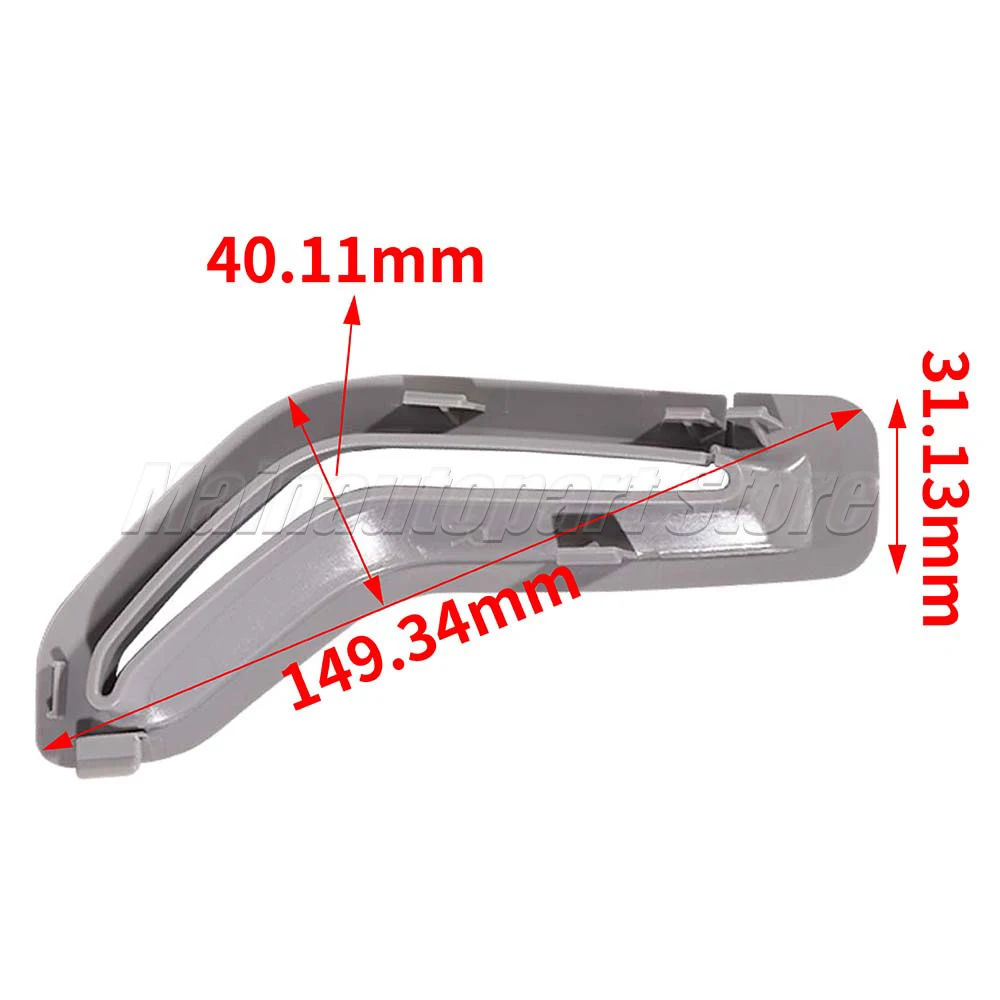 39885877 For Volvo S60 V70 S80 XC90 Seat Belt Retractor Guide Ring Belt Selector Gate Seat Belt Trim Cover Left Right 39885875