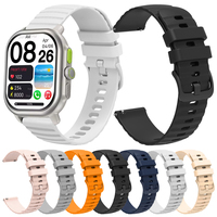 Sports Watch Strap for Zeblaze Ares 3/Beyond 3 2/GTR 3 Pro/Vibe 7 Pro /Stratos 2 3 Band 22mm Silicone Bracelet Smartwatch Correa