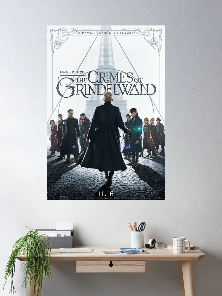 Fantastic Beasts Movie, Art Print Silk Poster Home Wall Decor