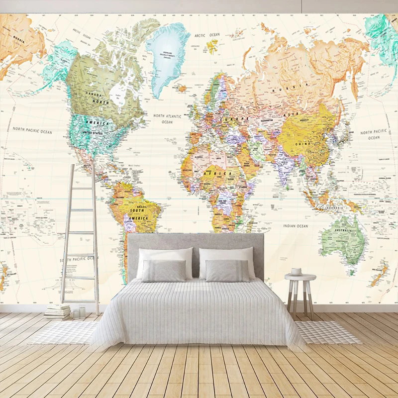 Modern Geometric Line Wall Mural Creative Art Custom Painting Wallpaper Style Living Room Bedroom Sofa TV Background Home Decor