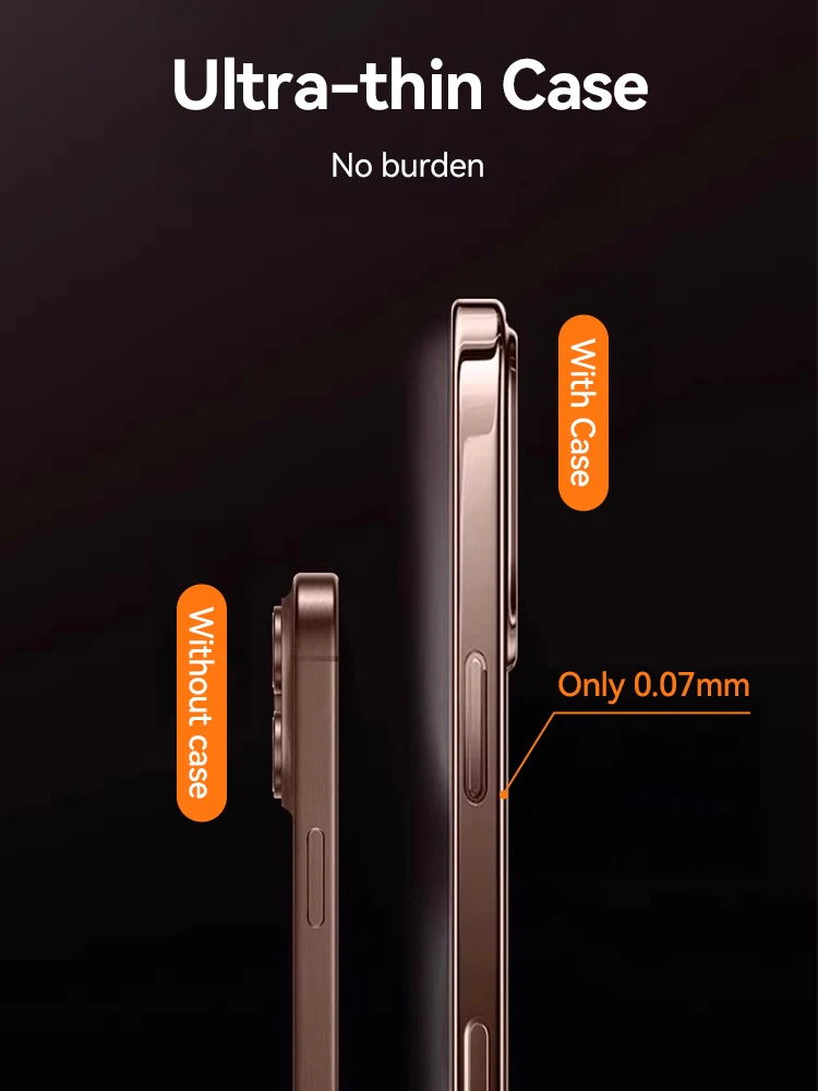 حافظة شفافة من Joyroom لهاتف iPhone 17 Pro Max، غطاء شفاف مضاد للسقوط، غير أصفر، مقاوم للصدمات، غطاء نحيف للغاية لحماية الشاشة #4