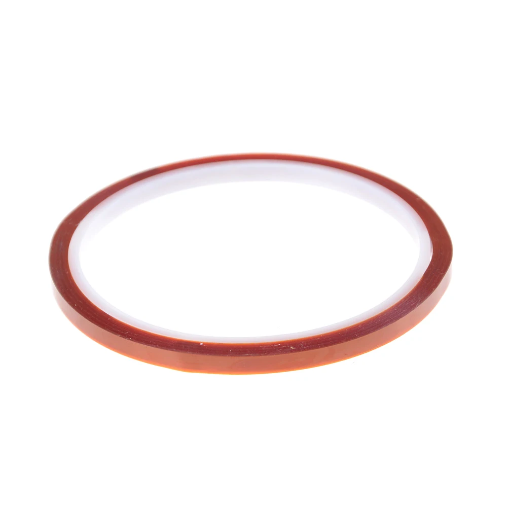 1Pcs 5mm X 33m Heat Resistant High Temperature Polyimide Adhesive Tape Tawny