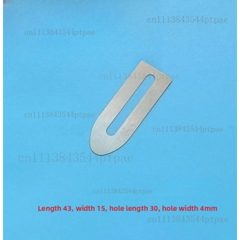 Separate paper pieces, round-headed and pointed soft small steel pieces, one pack of paper pressing pieces, bracket