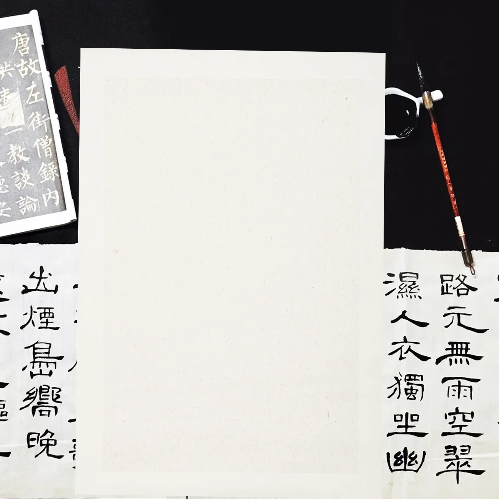 

10 Sheets Rice Paper Painting Core Professional Xuan Small Grey Calligraphy Practice