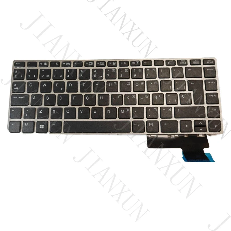 S+Spanish Keyboard For HP EliteBook Folio 9470 9470m 9480 9480m No Backlit