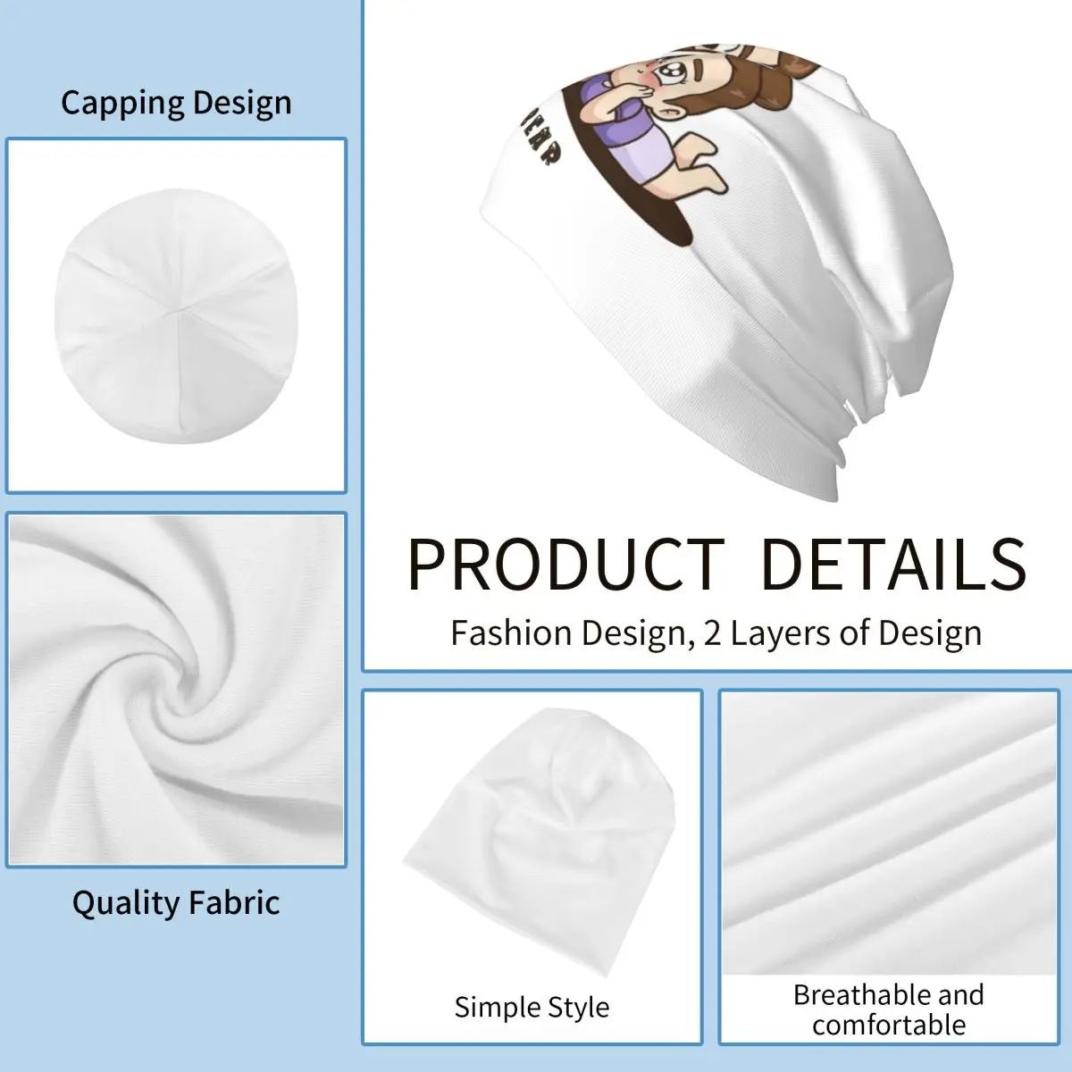 หมวกไหมพรมทรงบีนนี่ลายหัวกะโหลก Pibubear สำหรับฤดูใบไม้ร่วงและฤดูหนาว เหมาะสำหรับกิจกรรมกลางแจ้ง ให้ความอบอุ่น สำหรับผู้ชาย ผู้หญิง และผู้ใหญ่