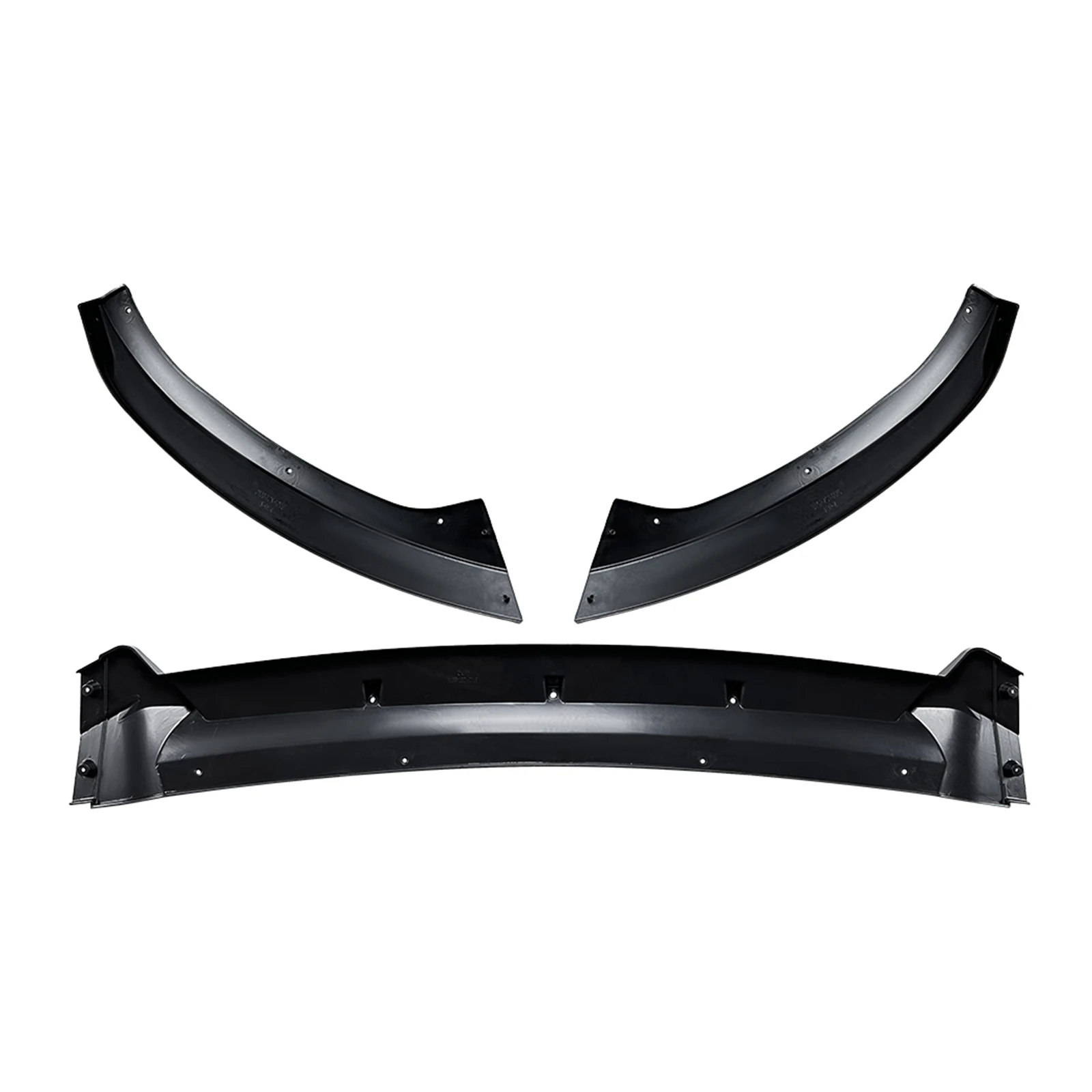 Front Bumper Spoiler Lip For Ford Focus ST MK3.5 2015-2018 Hatchback 4-Door Lower Splitter Blade Plate Guard Protector Body Kit view 5
