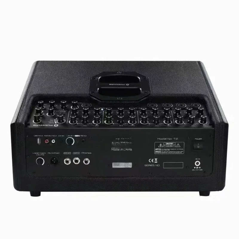 Audio T2 + outdoor high-end singing roadshow musical instruments, portable high-power live broadcast mobile performance