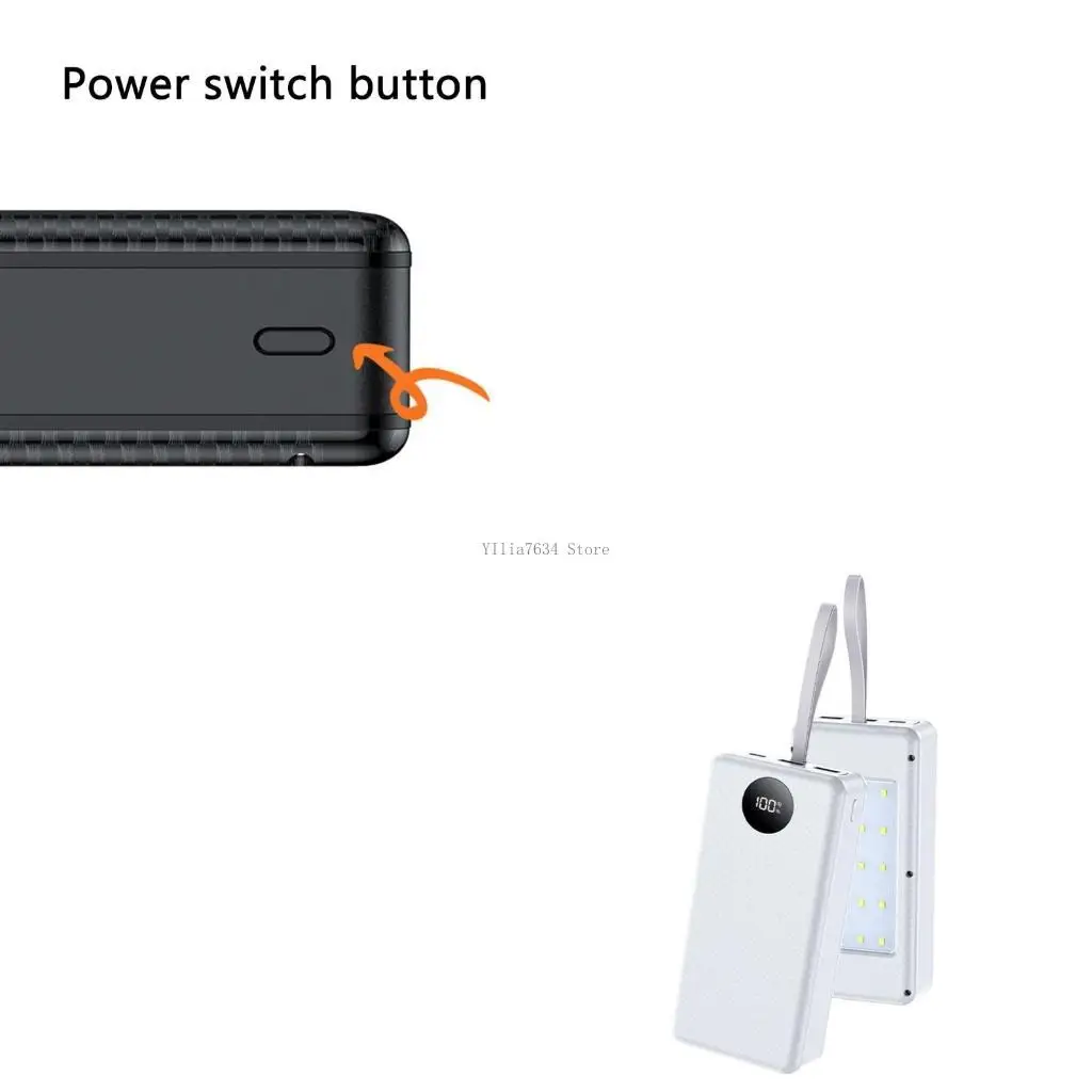 

DIY Power Box for 12pc 18650 Batteries Storage Digital Screen Quick Charging