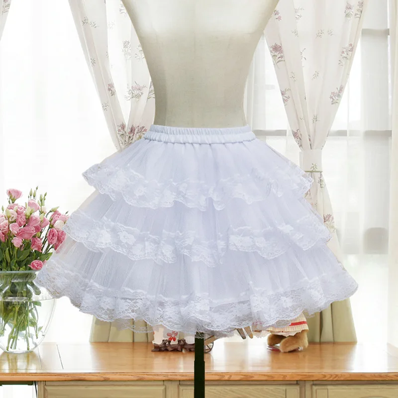 Dolce pizzo volant donna Lolita pantaloncini di sicurezza pantaloni carino fondo in pizzo mutande principessa vittoriana ragazza Harajuku Jk Bloomers