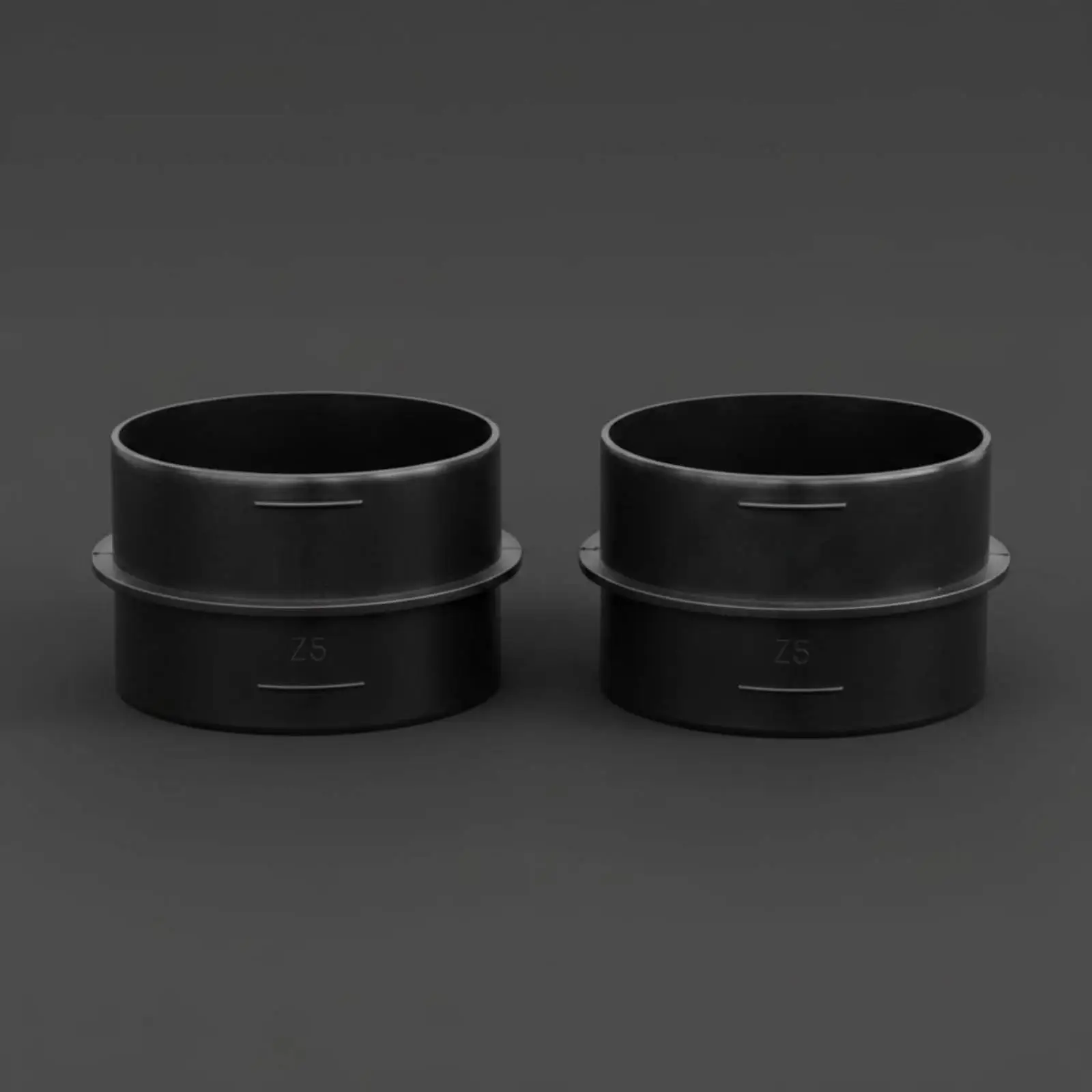 2 Pieces 75mm Duct Connector Plastic Car Heating Part Long-Lasting