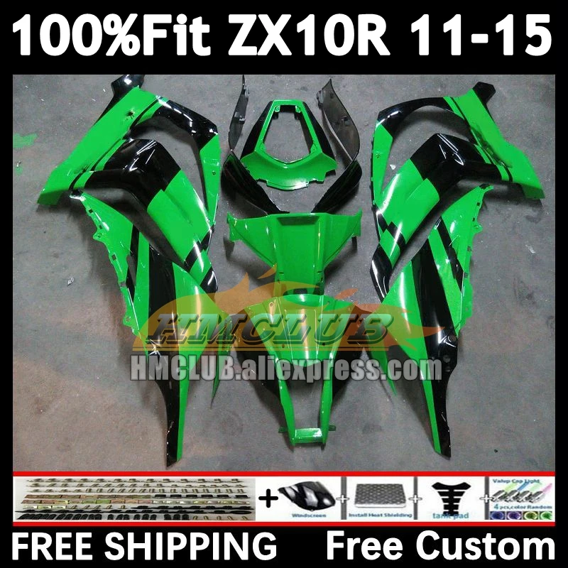 Injection Body For KAWASAKI NINJA ZX 10R 1000 2011 2012 2013 2014 2015 170No.31 ZX-10R ZX10R 11 12 13 14 gloss green 15 Fairing