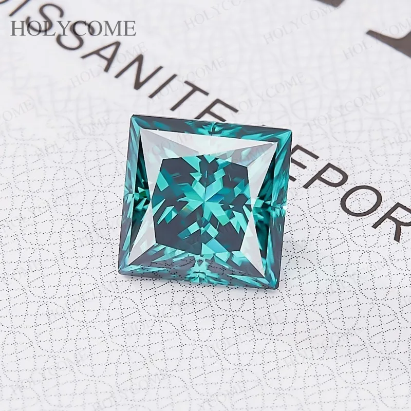 

Необычные муассанитовые драгоценные камни, зеленые бусины из свободного камня, разнообразные 3EX огранки VVS1, четкость, сверкающие, блестящие, прочные для дизайна ювелирных изделий