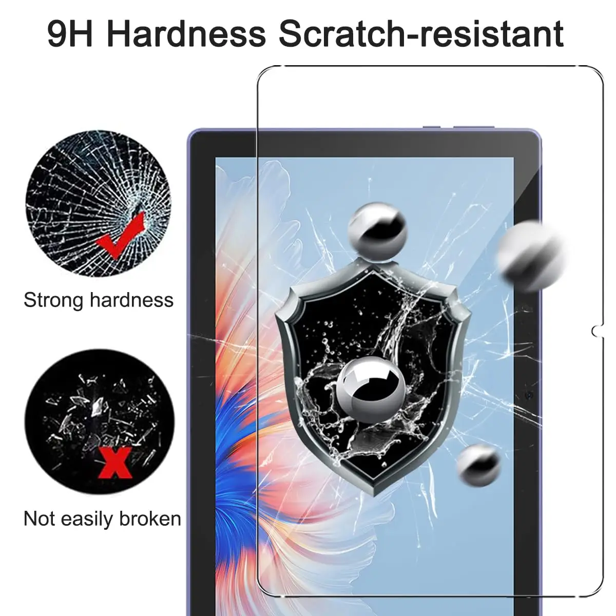 Screenprotector voor Doogee U9 / U9 Kid 10.1 inch 2023 HD Helder 9H Hardheid Gehard Glas Film voor Doogee U9 / U9 Kid 10.1"