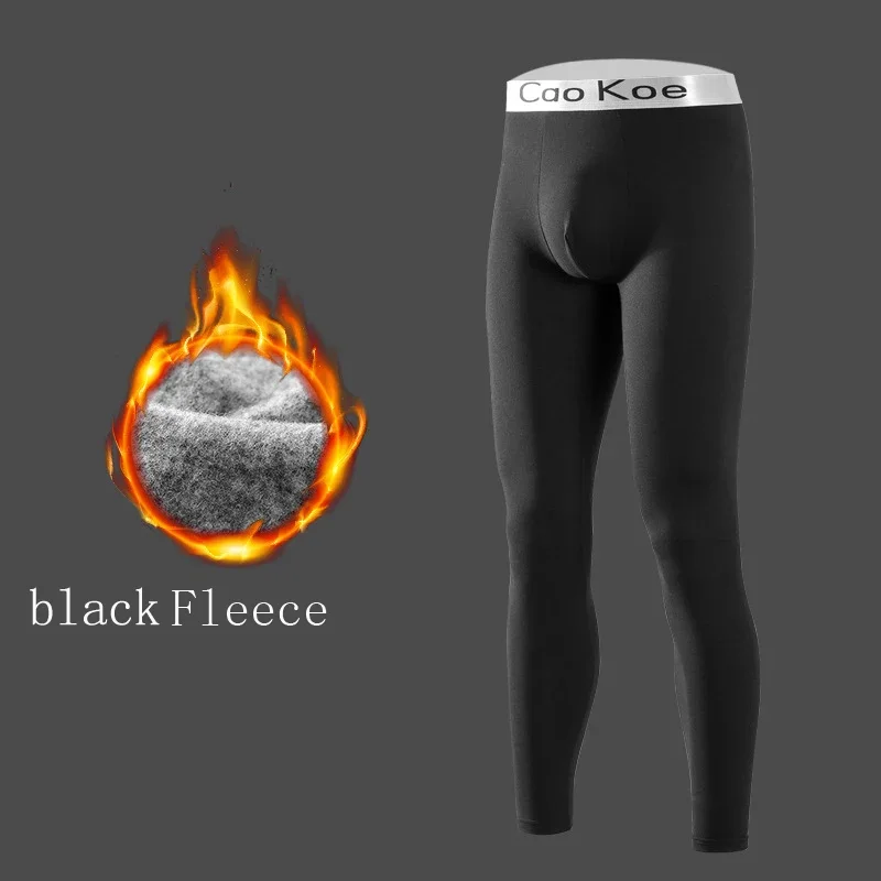 Pop Men Long Johns Thermal Skin-Friendly Underwear Winter Warm Long Pants Male Soft Elastic Leggings Comfortable Tights