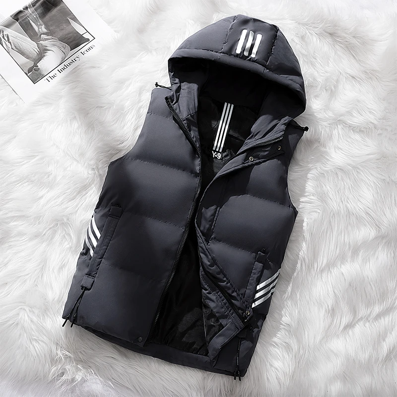 

Large size M-7Xl fashionable warm down cotton jacket vest man autumn high-quality fabric comfortable soft skin-friendly breathab