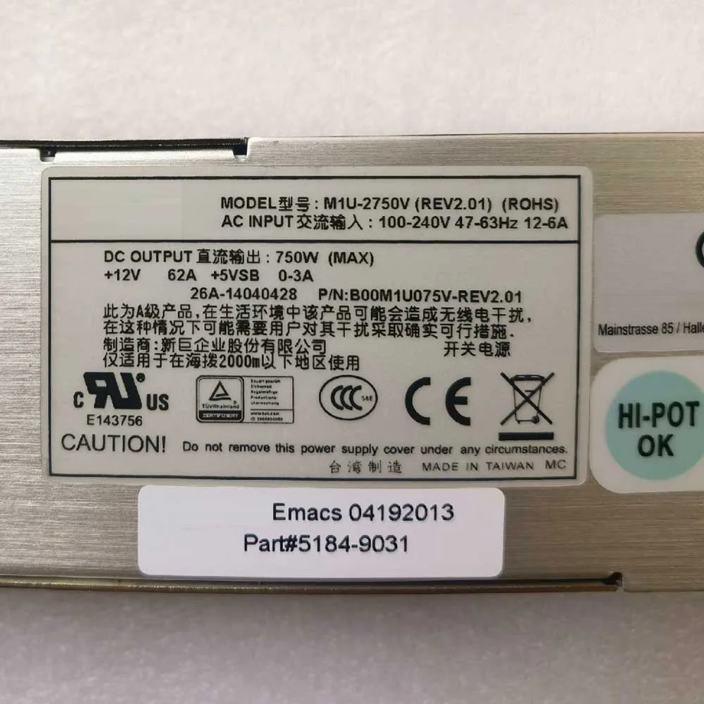 For Zippy 750W Serv…