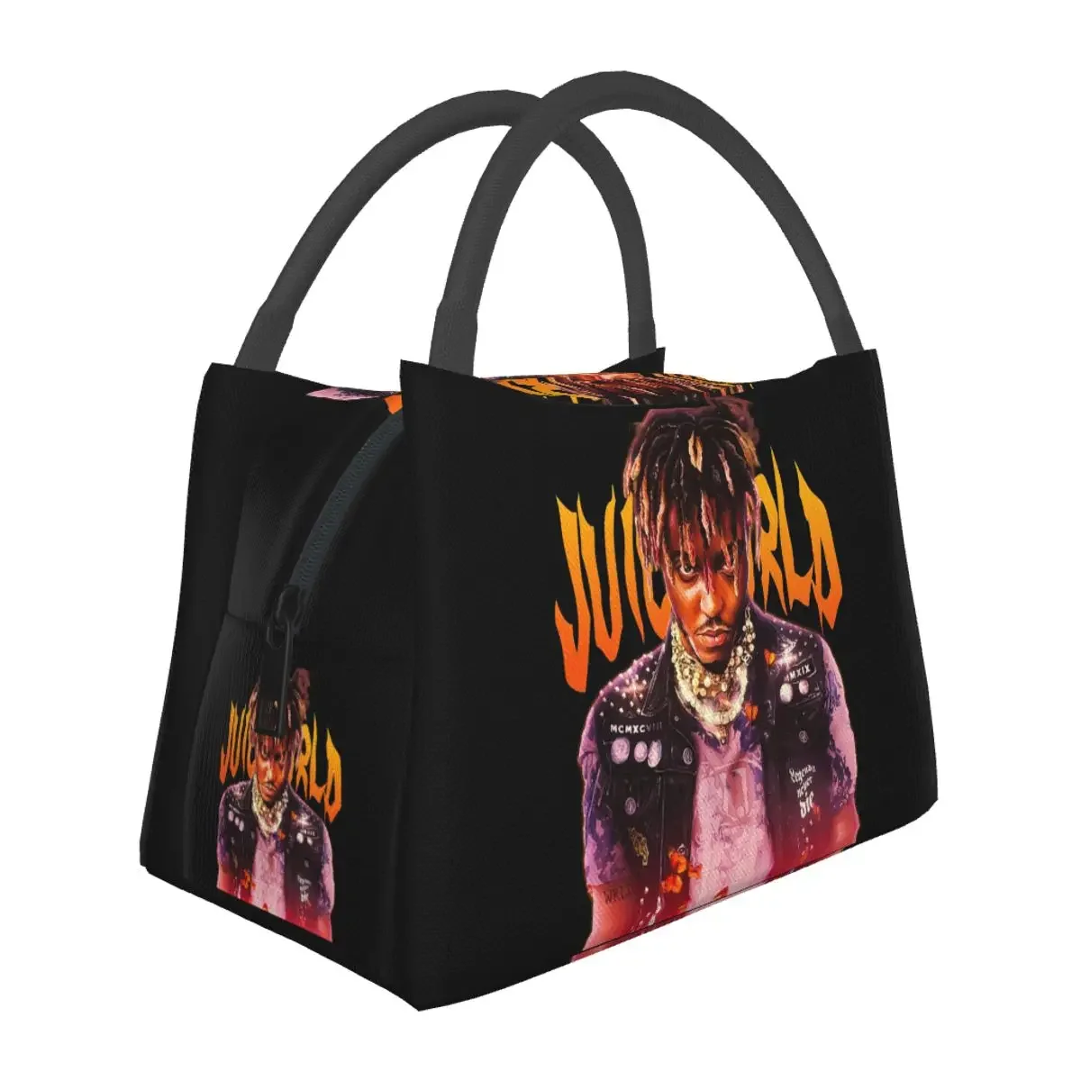 

Juice Wrld Уличная одежда Сумки для обеда Изолированная коробка для бенто Портативная сумка для обеда Сумки для пикника Сумка-холодильник Термосумка для женщин Студенческая школа