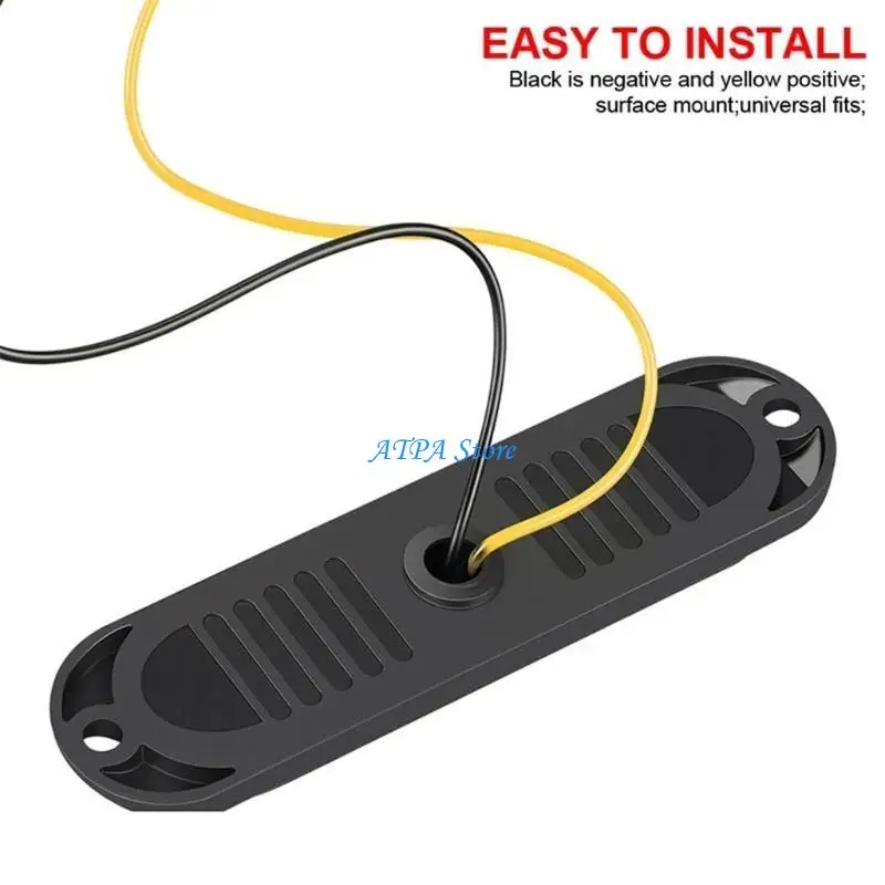 

U13C Steering Taillight for Truck Trailer 4LEDs Brake Lamp 12-24V Car Side Light 2pcs