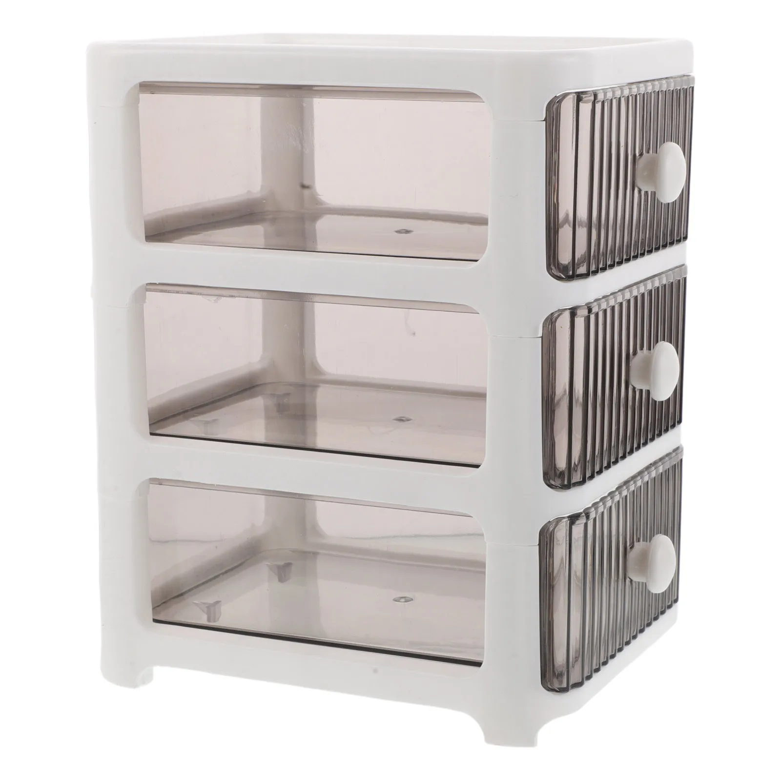 3 Tier Transparent Drawer Organizer For Makeup Storage Box Organizer Desktop Bathroom Countertop Multilayer Clear