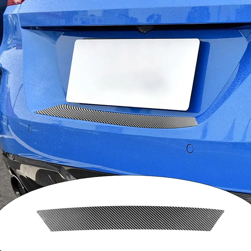 

Auto Rear Trunk External Door Guard Cover Decoration Trim Strip For BMW Z4 G28 2019-22 Carbon Fiber Sticker Exterior Accessories