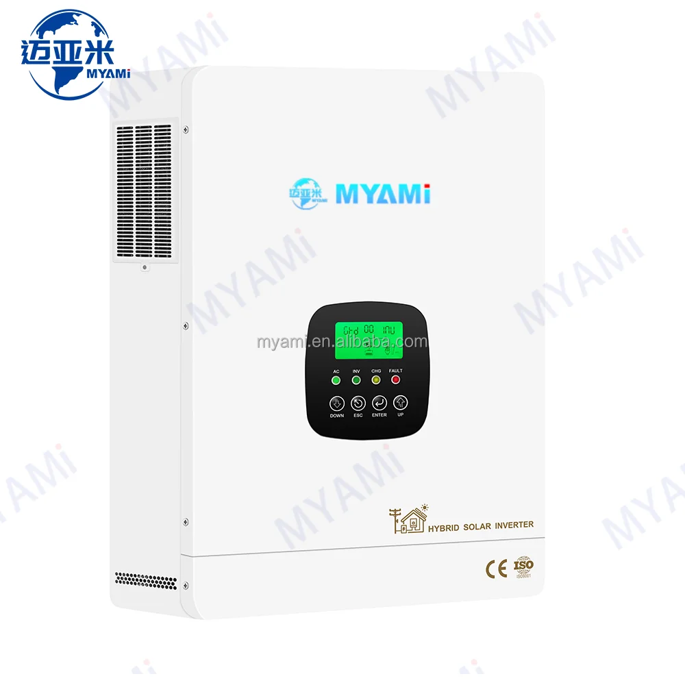 Myami Pure Sine Wave Hybrid Solar Inverter 8.3kw 48v To 220v Ac Single Phase Off Grid Hybrid Power Inverters With 150a Mppt