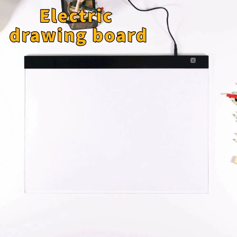 A4 Electric Drawing Board USB Adjustable Brightness LED Drawing Board 3 Level Animation Drawing Pad Drawing Tracing