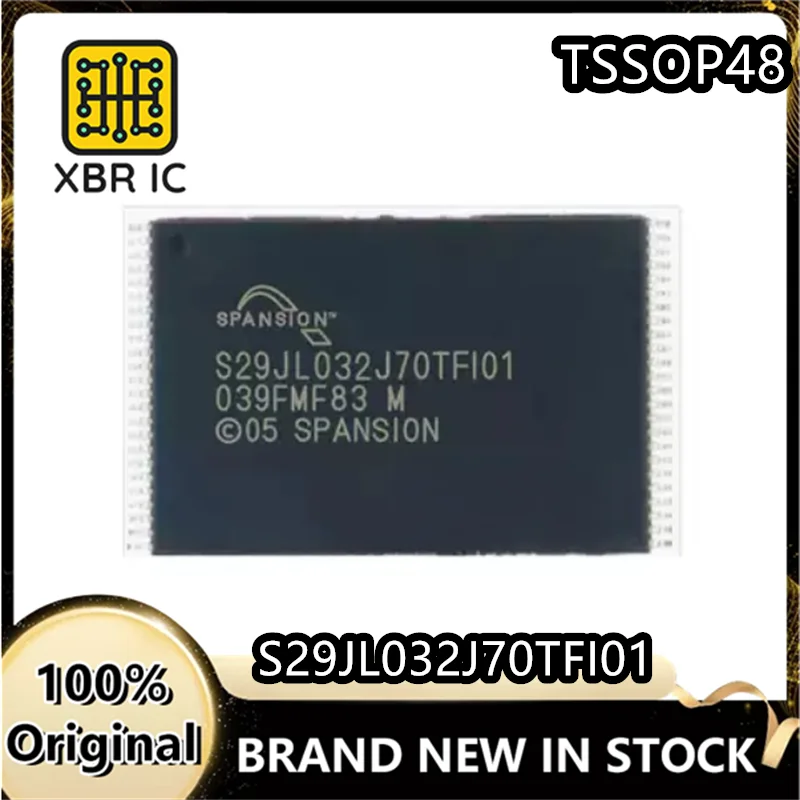 

(10/30 pieces) S29JL032J70TFI01 TSOP48 for car navigation host memory chip Brand new original authentic spot fast delivery