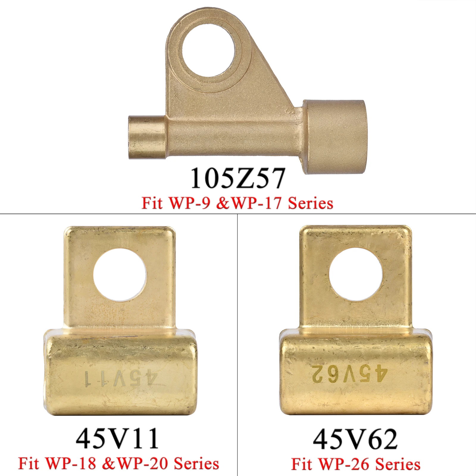 105Z57 45V11 45V62 3/8 "5/8" 7/8 "Adapter kabla zasilającego amerykański styl złącze pasuje do spawanie TIG latarka WP 9/17/18/20/26