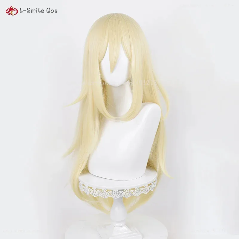 Candy 2025Anime Rachel Gardner Cosplay 75Cm Rambut Sintetis Tahan Panas Emas Muda Wig Ray Permainan Peran + Topi Wig