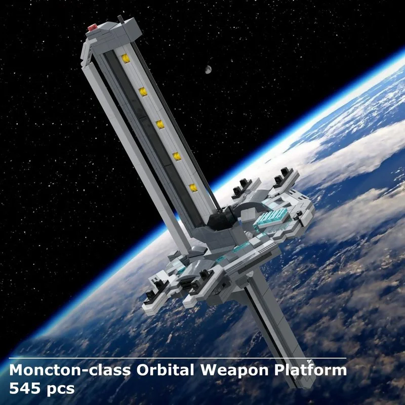 545 stks MOC Moncton klasse Orbital Wapens Gerpecialiseerd Modelbouw kerstcadeau blokken speelgoed Bouw idee Onderwijs Baksteen Kinderen