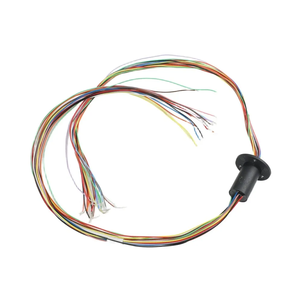 Slip Ring with 18 Independent Channels 2A Rating Hollow Core 360 Degree Rotation Rated Voltage 0 240 VDC for Use