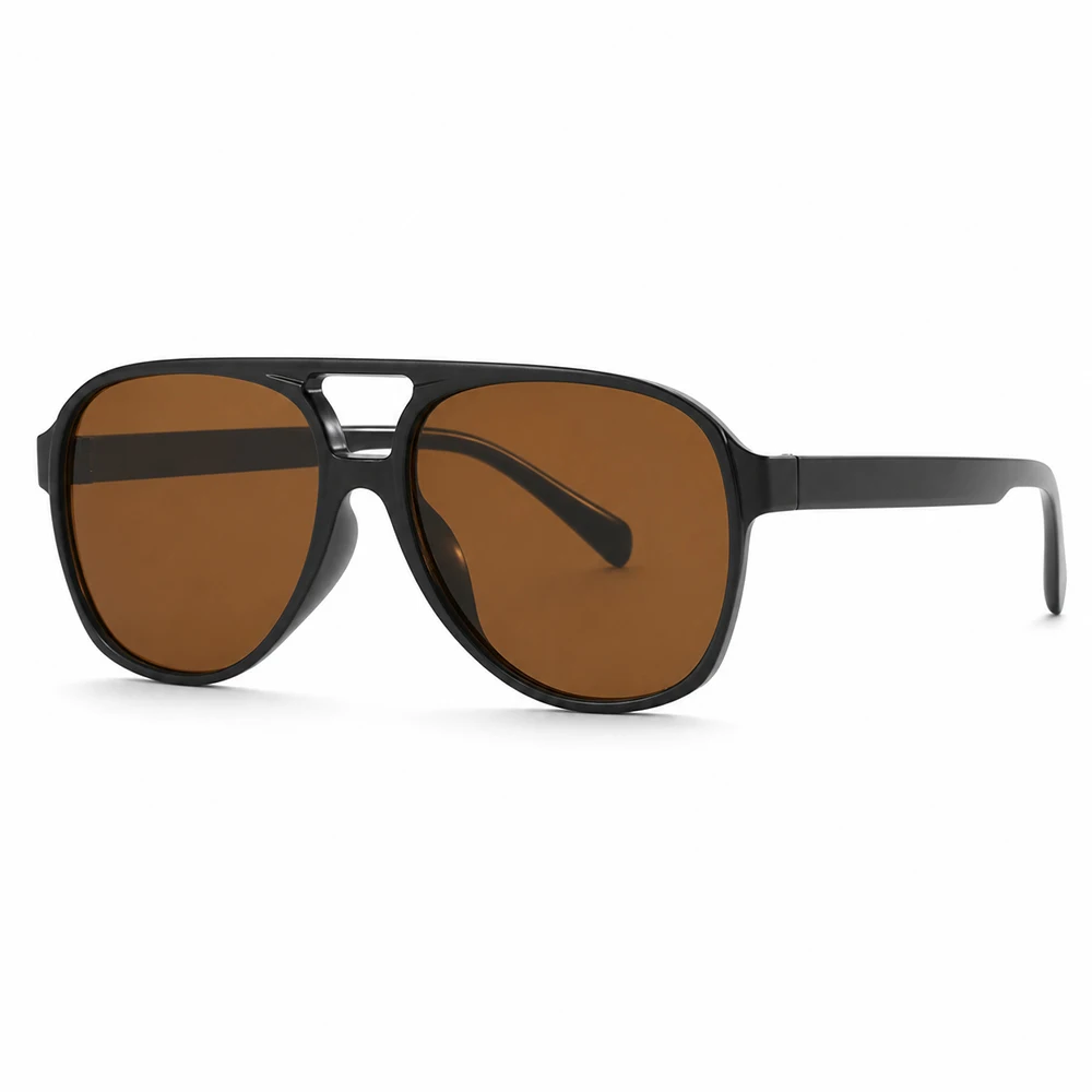 Vintage Übergroße Pilotensonnenbrille für Damen und Herren 70er Retro UV400-Schutz Klassischer Großer Rahmen Modische Fahrsonnenbrille – Detail 9