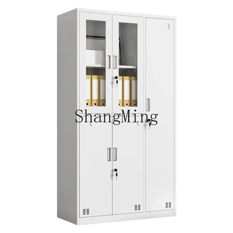 

Утолщенный металлический шкаф-локер с пятью дверцами и замком для офиса, шкаф для хранения документов