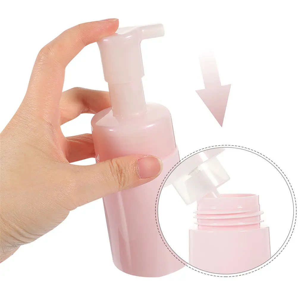 

Набор из 4-х конических дозаторов-помп для пены с легким захватом, для путешествий, для нежного очищения, многоразовые флаконы для мусса