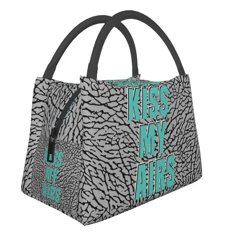 

Kiss My Airs Insulated Lunch Bags for Women Resuable Cooler Thermal Food Lunch Box Outdoor Camping Travel Shoulder Bag