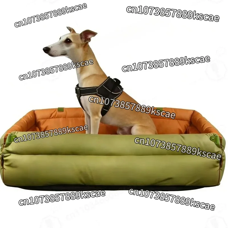 Extra Large Washable Pet Bed Sofa, Warm All Season Dog Cat Bed, Portable Car Back Seat Pet Cushion for Travel